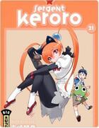 Couverture du livre « Sergent keroro t.21 » de Mine Yoshizaki aux éditions Kana