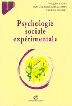 Couverture du livre « Psychologie sociale experimentale » de Deschamps Jean-Claud aux éditions Armand Colin