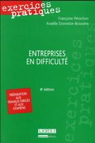 Couverture du livre « Entreprises en difficulté (8e édition) » de Francoise Perochon et Anaelle Donnette-Boissiere aux éditions Lgdj