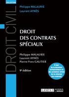 Couverture du livre « Droit des contrats spéciaux (9e édition) » de Philippe Malaurie et Laurent Aynes aux éditions Lgdj