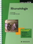 Couverture du livre « Rhumatologie » de Alexandre Somogyi aux éditions Elsevier-masson