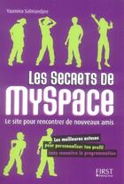 Couverture du livre « Les secrets de myspace » de Yasmina Lecomte aux éditions First Interactive