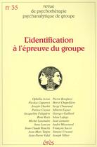 Couverture du livre « Rppg 35 - identification a l'epreuve du groupe » de  aux éditions Eres