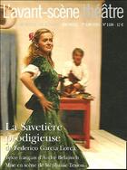Couverture du livre « La savetière prodigieuse » de Garcia Lorca F. aux éditions Avant-scene Theatre