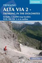 Couverture du livre « Trekking in the Dolomites alta via 2 » de Gillian Price aux éditions Cicerone Press