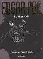 Couverture du livre « Edgar Poe : Le chat noir » de Horacio Lalia aux éditions Glenat