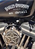 Couverture du livre « Harley davidson en detail calendrier mural 2020 din a3 vertical - les plus belles photos de deta » de Atlantismedia K aux éditions Calvendo