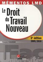 Couverture du livre « Droit du travail (6e édition) » de Francois Duquesne aux éditions Gualino