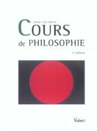 Couverture du livre « Cours de philosophie (2e édition) » de Marie-Line Bretin aux éditions Vuibert
