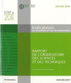 Couverture du livre « Indicateurs de sciences et de technologies ; rapport de l'observatoire des sciences et des techniques (édition 2010) » de Ost aux éditions Economica