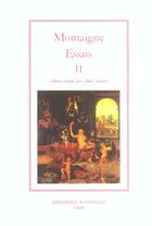 Couverture du livre « Essais t.2 (édition 2003) » de Michel De Montaigne aux éditions Actes Sud