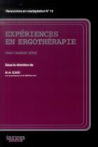 Couverture du livre « Expériences en ergothérapie ; 26e série » de Marie-Helene Izard et Richard Nespoulos aux éditions Sauramps Medical