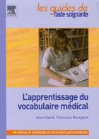 Couverture du livre « Apprentissage du vocabulaire medical » de Rame-A+Bourgeois-F aux éditions Elsevier-masson
