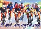 Couverture du livre « L art du cyclisme calendrier mural 2020 din a3 horizontal - serie de 12 tableaux sur l uni » de Sudpastel K.A. aux éditions Calvendo