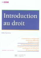Couverture du livre « HU DROIT ; introduction au droit » de Taormina aux éditions Hachette Education