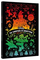 Couverture du livre « Les ateliers Disney : 12 cartes à gratter arc-en-ciel ; magie de Noël » de Disney aux éditions Disney Hachette