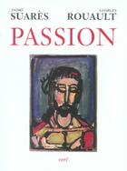 Couverture du livre « Passion » de Georges Rouault aux éditions Cerf