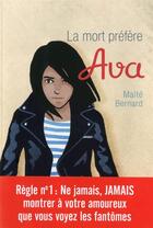 Couverture du livre « La mort préfère Ava » de Maite Bernard aux éditions Syros
