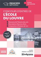 Couverture du livre « Concours d'entrée de l'école du Louvre : concours d'entrée en premier cycle » de Julien Perrier-Chambon aux éditions Studyrama