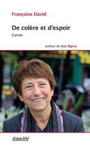 Couverture du livre « De colère et d'espoir » de Francoise David aux éditions Edition Numerique Europeenne