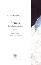 Couverture du livre « Brumes : Journal d'un traducteur » de Ronan Nedelec aux éditions Passavant