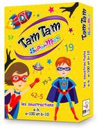 Couverture du livre « Tam tam supermax - les soustractions (primaire ce1 - ce2 - cm1 - cm2) - a - b , a < 100 et b <10 » de Costantini Frederiq aux éditions Ab Ludis