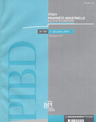 Couverture du livre « Textes officiels. doctrine. jurisprudence (pibd n.797 1er decembre 200 » de  aux éditions Documentation Francaise