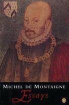 Couverture du livre « Essays » de Michel De Montaigne aux éditions Adult Pbs