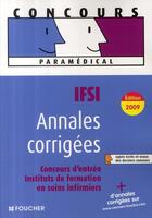 Couverture du livre « IFSI ; annales corrigées » de Joanne Balivere et Sophie Borie et Valerie Breal aux éditions Foucher