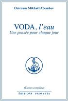 Couverture du livre « OEUVRES COMPLETES Tome 20 : Voda, l'eau ; une pensée pour chaque jour » de Omraam Mikhael Aivanhov aux éditions Editions Prosveta