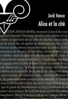 Couverture du livre « Alice et la cité » de Jack Vance aux éditions Le Belial