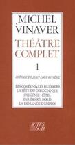 Couverture du livre « Theatre complet 1 » de Michel Vinaver aux éditions Actes Sud