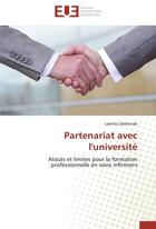 Couverture du livre « Partenariat avec l'universite » de Deblonde-L aux éditions Editions Universitaires Europeennes