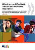 Couverture du livre « Résultats du PISA 2009 ; savoirs et savoir-faire des élèves t.1 » de  aux éditions Ocde