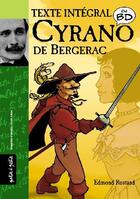 Couverture du livre « Cyrano de Bergerac ; le texte intégrale en BD » de Fanch Juteau aux éditions Petit A Petit