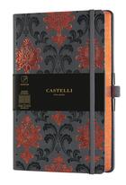 Couverture du livre « Carnet copper and gold grand format quadrillé baroque copper » de  aux éditions Castelli Milano