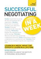 Couverture du livre « Successful Negotiating in a Week: Teach Yourself » de Peter Fleming aux éditions Hodder Education Digital