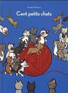 Couverture du livre « Cent petits chats » de Tomoko Ohmura aux éditions Ecole Des Loisirs