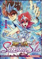 Couverture du livre « Saint Seiya : les chevaliers du Zodiaque - Saintia Shô Tome 4 » de Masami Kurumada et Chimaki Kuori aux éditions Kurokawa