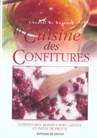 Couverture du livre « Cuisine des confitures 3e edt (3e édition) » de De Rosamel aux éditions De Vecchi