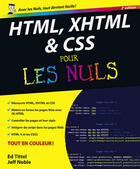 Couverture du livre « HTML, XHTML et CSS pour les nuls (2e édition) » de Ed Tittel aux éditions Pour Les Nuls