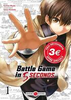 Couverture du livre « Battle game in 5 seconds Tome 1 » de Kashiwa Miyako et Saizo Harawata aux éditions Bamboo