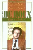 Couverture du livre « Dominique de Roux » de Philippe Barthelet aux éditions Pardes