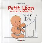 Couverture du livre « Petit leon va chez le pediatre » de Bie Linne aux éditions Mijade