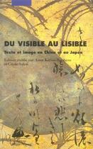 Couverture du livre « Du visible au lisible » de Kerlan-Stephens/Saka aux éditions Picquier