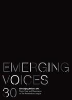 Couverture du livre « Emerging voices 30 » de League Ny aux éditions Princeton Architectural