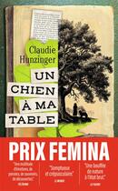 Couverture du livre « Un chien à ma table » de Claudie Hunzinger aux éditions J'ai Lu