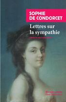 Couverture du livre « Lettres sur la sympathie » de Marquise De Grouchy aux éditions Rivages