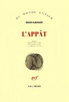 Couverture du livre « L'appât » de David Albahari aux éditions Gallimard