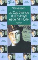 Couverture du livre « Le cas etrange du dr jekyll et de mr hyde » de Robert Louis Stevenson aux éditions J'ai Lu